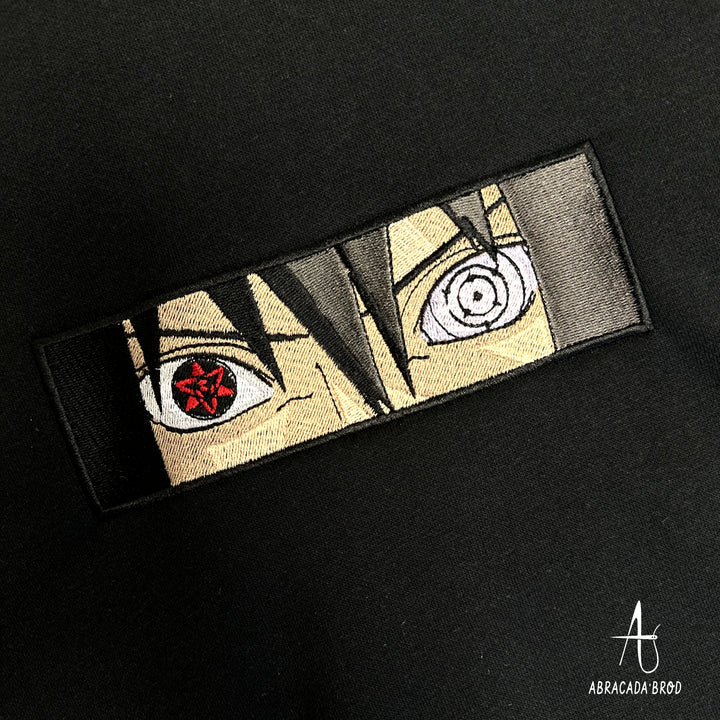 Sasuke Eyes | Naruto | Sweat à Capuche Brodé