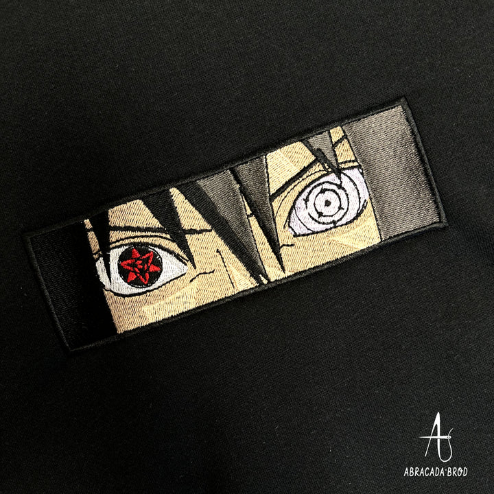 Sasuke Eyes | Naruto | T-Shirt Brodé