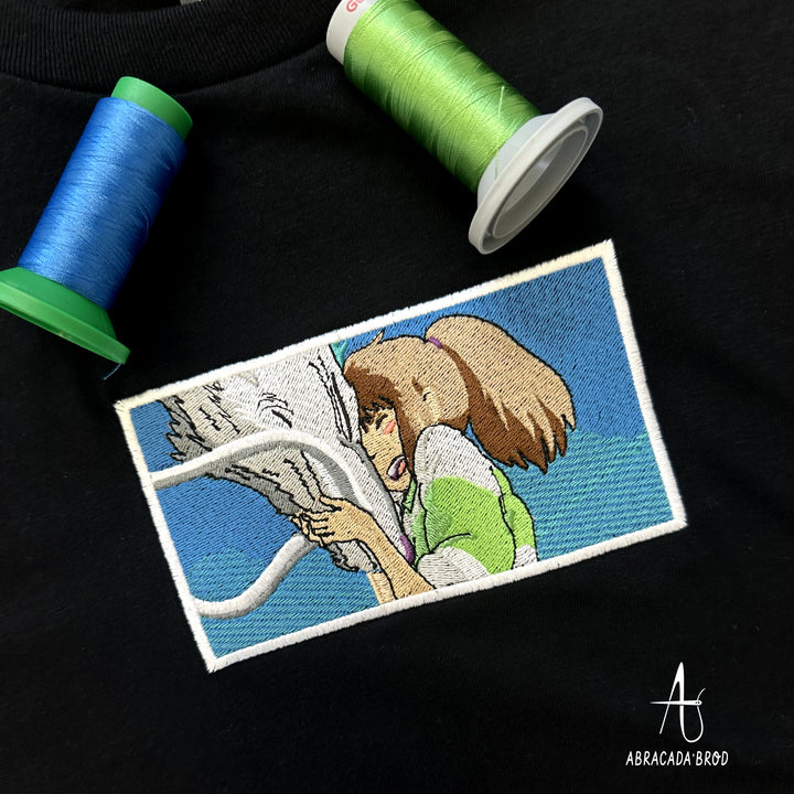 Chihiro Rectangle | Studio Ghibli | Embroidered T-Shirt