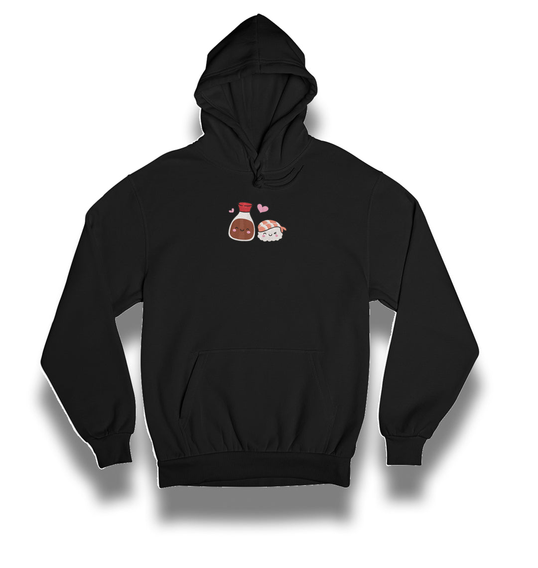 Sushi &amp; Soy Sauce | Couples | Embroidered Hoodie