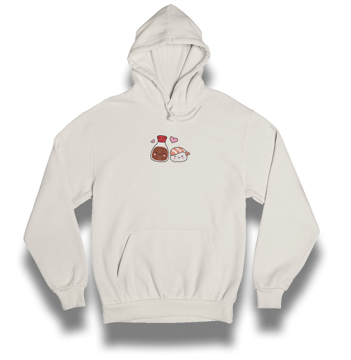 Sushi &amp; Soy Sauce | Couples | Embroidered Hoodie