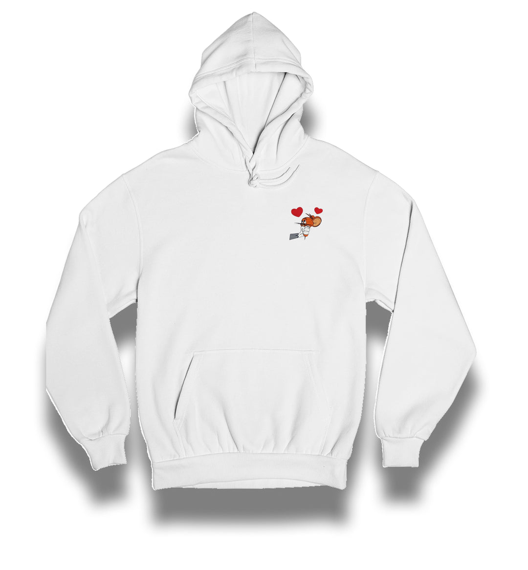 Tom &amp; Jerry Love | Couples | Embroidered Hoodie