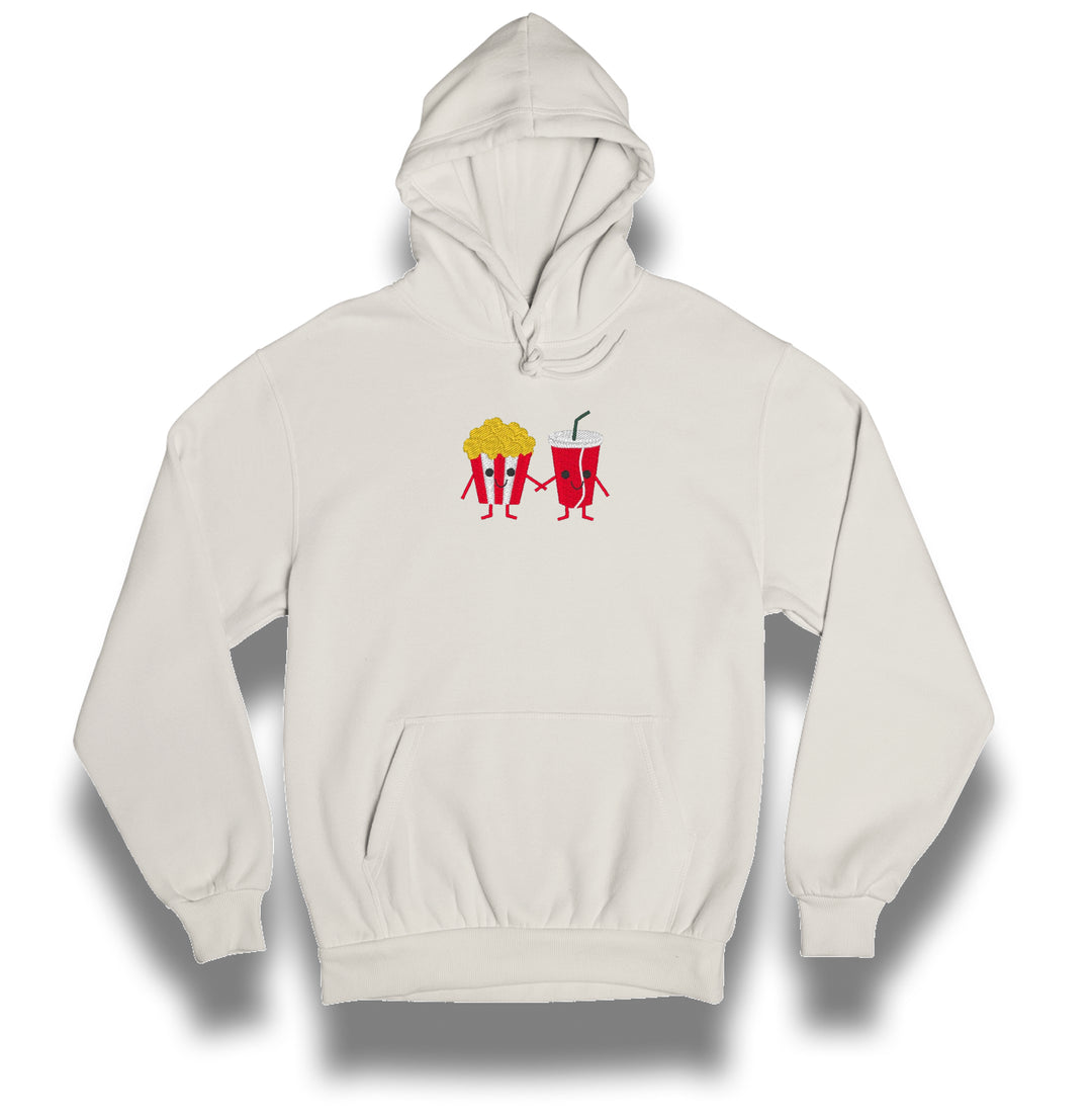 Fries &amp; Soda | Couples | Embroidered Hoodie