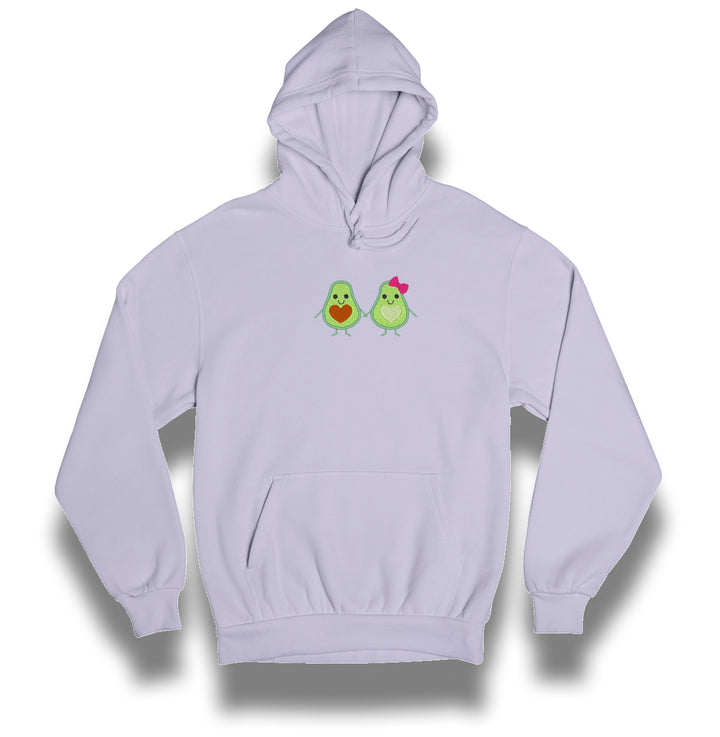 Avocado Duo | Couples | Embroidered Hoodie