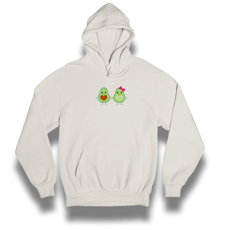 Avocado Duo | Couples | Embroidered Hoodie