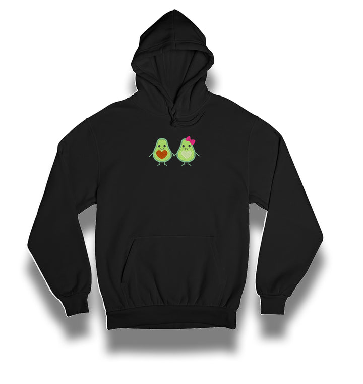 Avocado Duo | Couples | Embroidered Hoodie