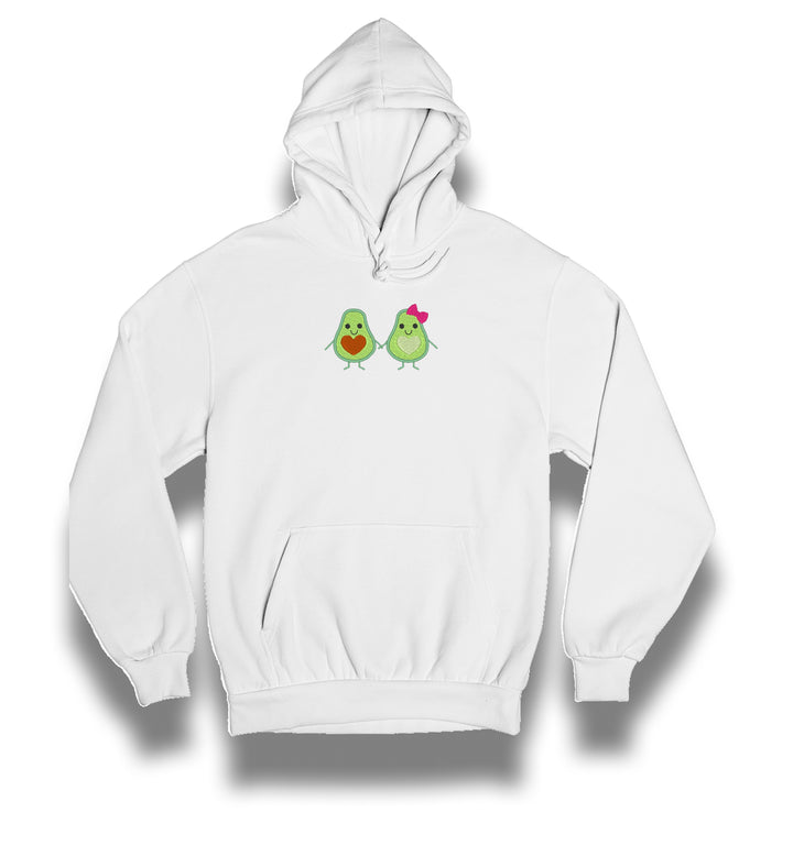 Avocado Duo | Couples | Embroidered Hoodie