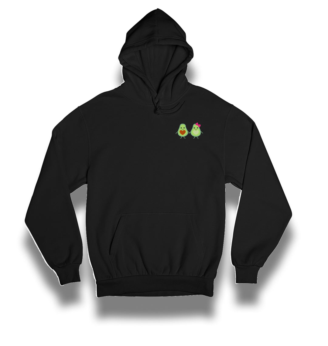 Avocado Duo | Couples | Embroidered Hoodie