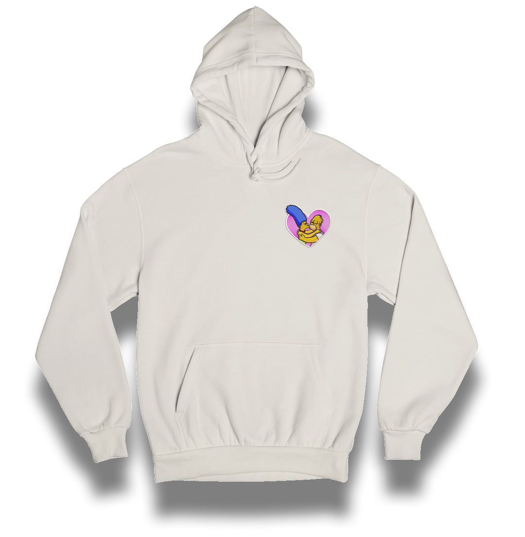 Marge &amp; Homer | Couples | Embroidered Hoodie