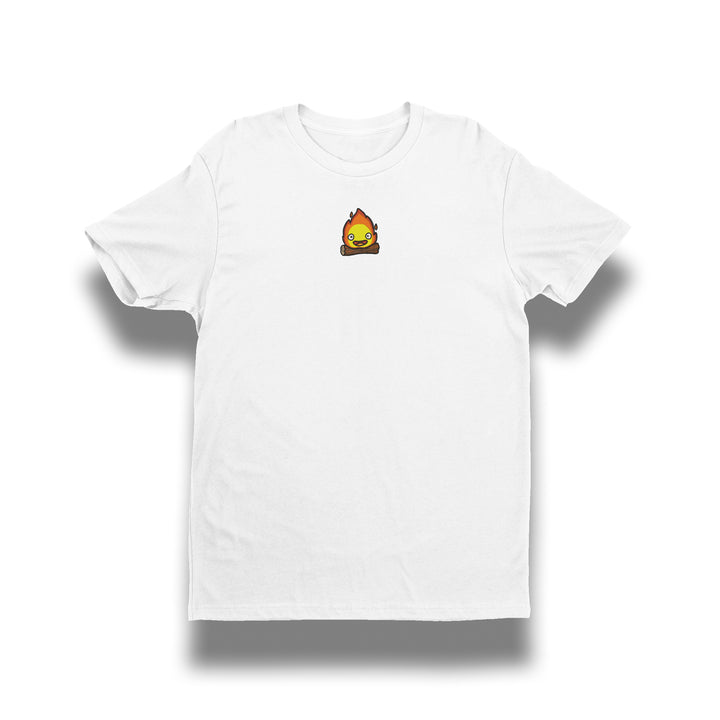 Calcifer | Studio Ghibli | Embroidered T-Shirt