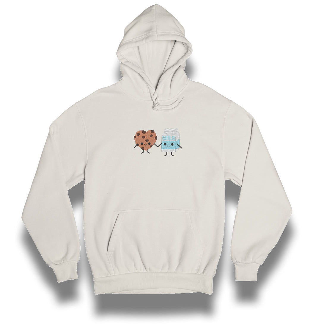 Cookie &amp; Milk | Couples | Embroidered Hoodie