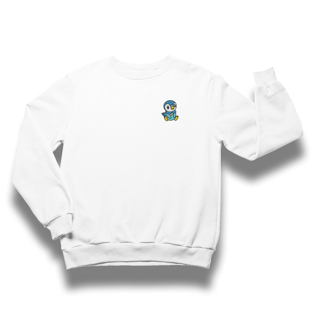 Piplup Heart | Pokémon | Embroidered Sweatshirt