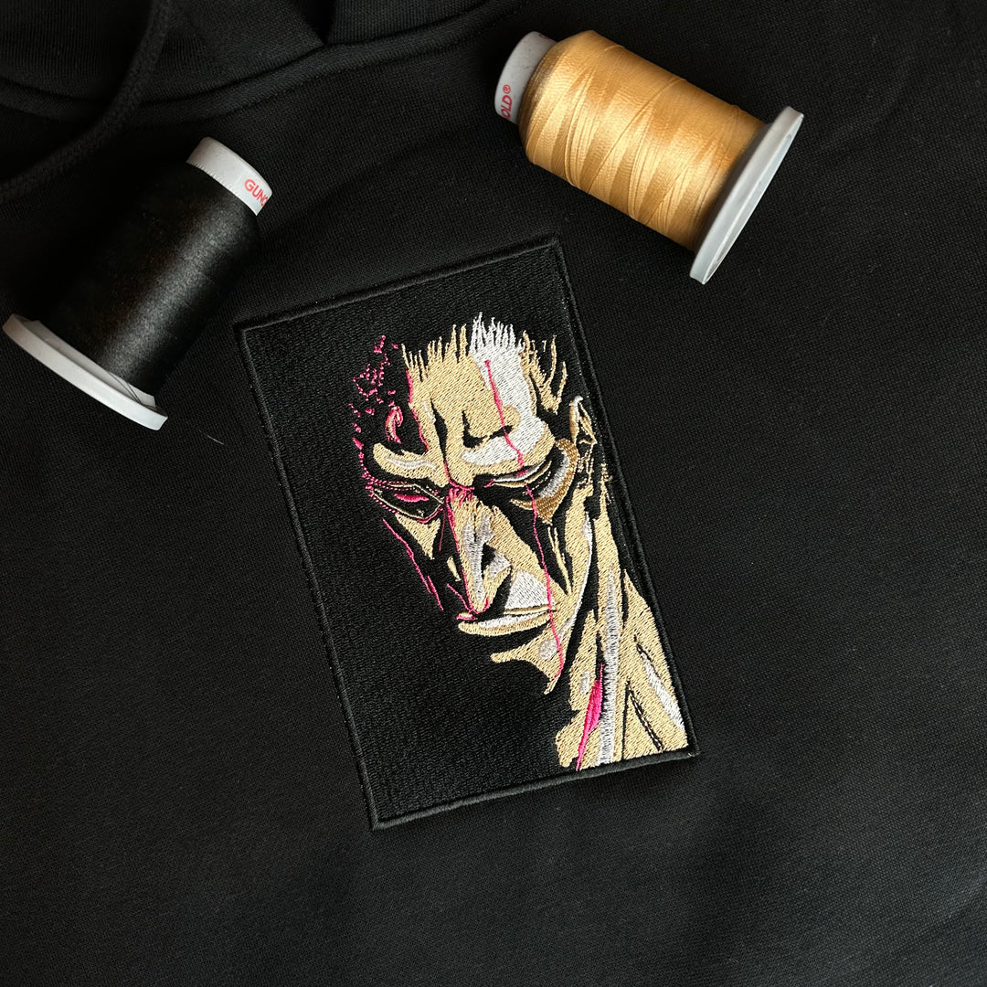 Kenpachi Box | Bleach | T-Shirt Oversize Brodé